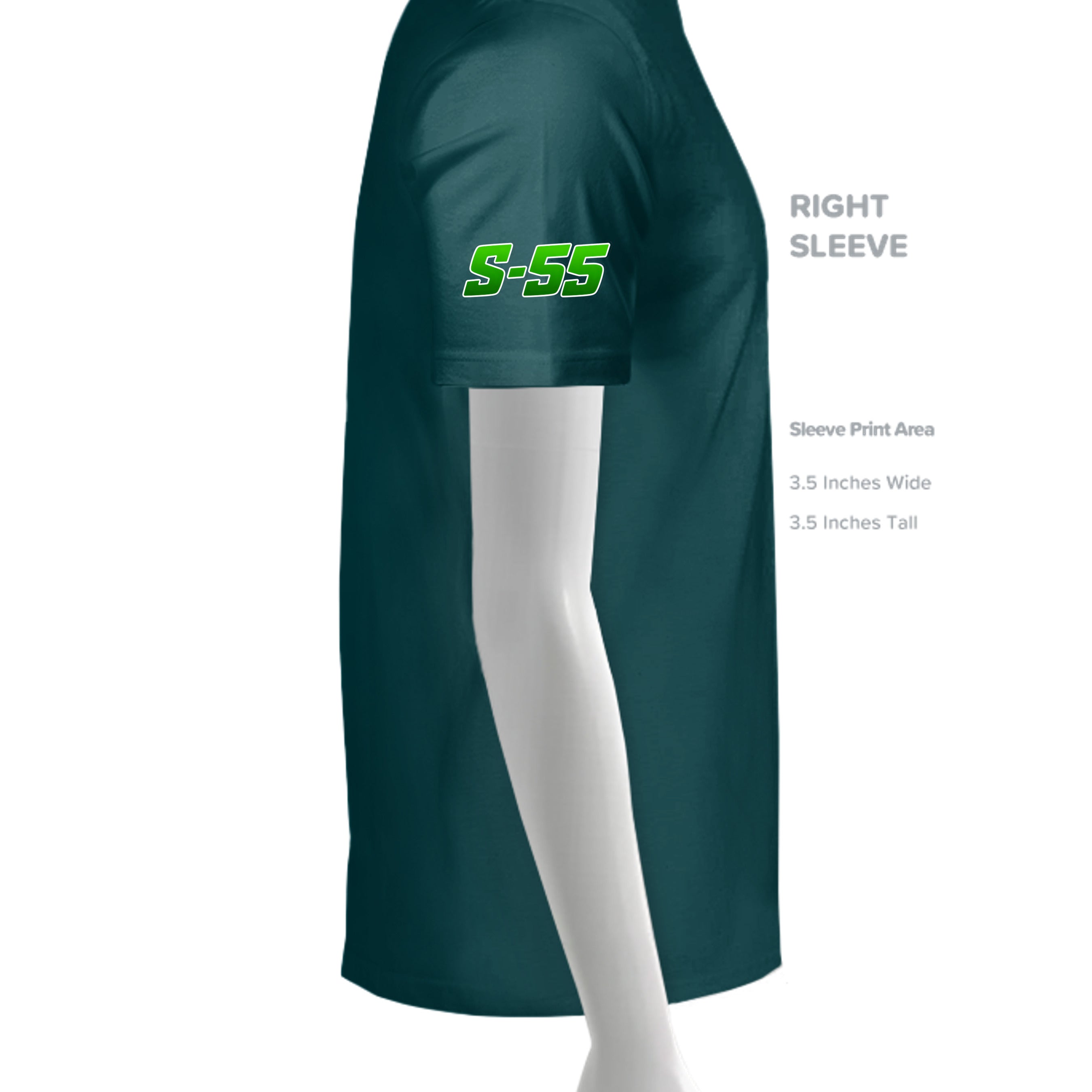 Fan Marine Green - G640 - SLEEVE_RIGHT