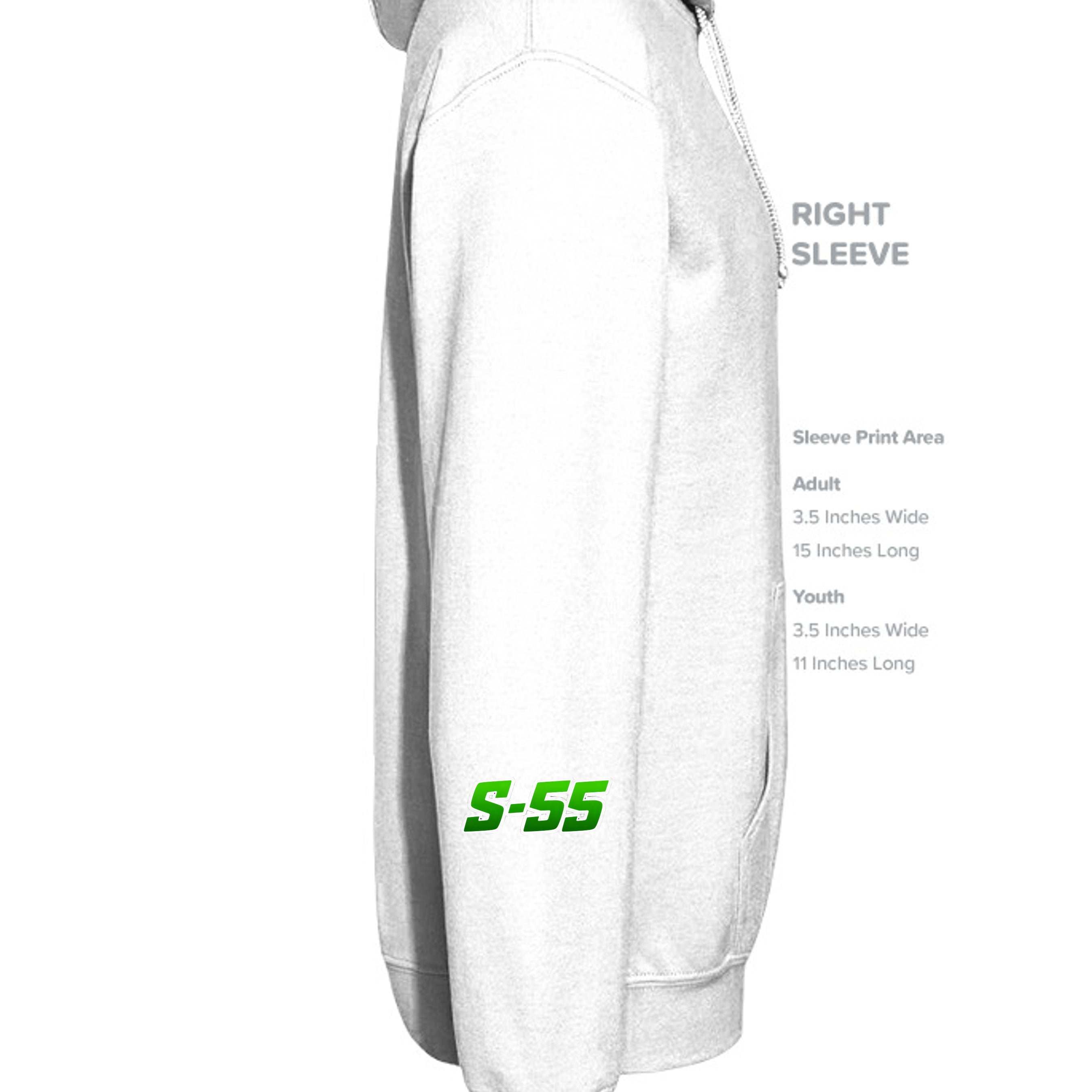 WHITE - G185 - SLEEVE_RIGHT