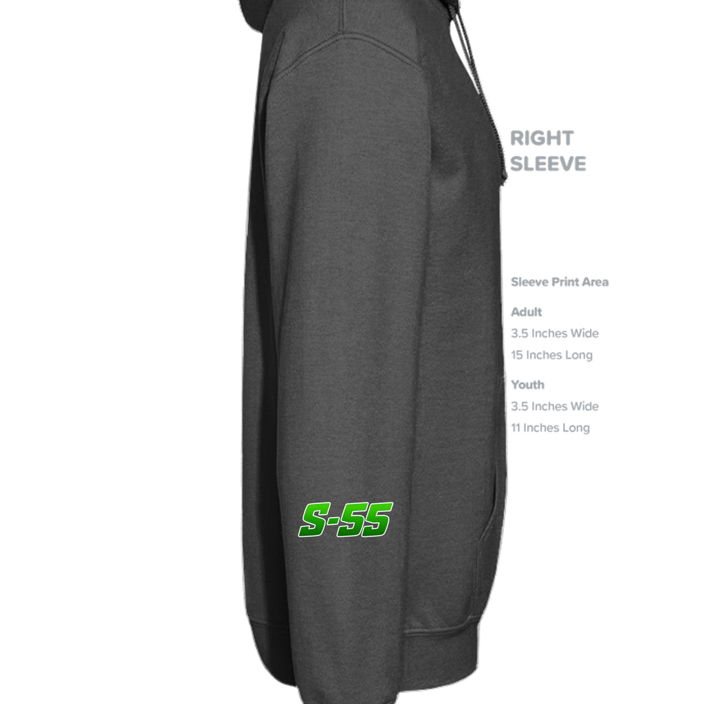 Neon Blue - G185 - SLEEVE_RIGHT