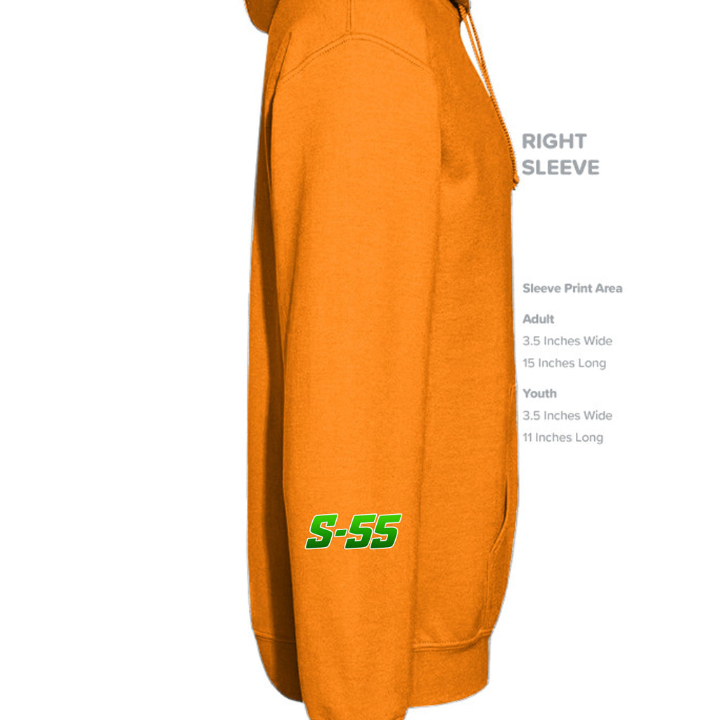SAFETY ORANGE - G185 - SLEEVE_RIGHT