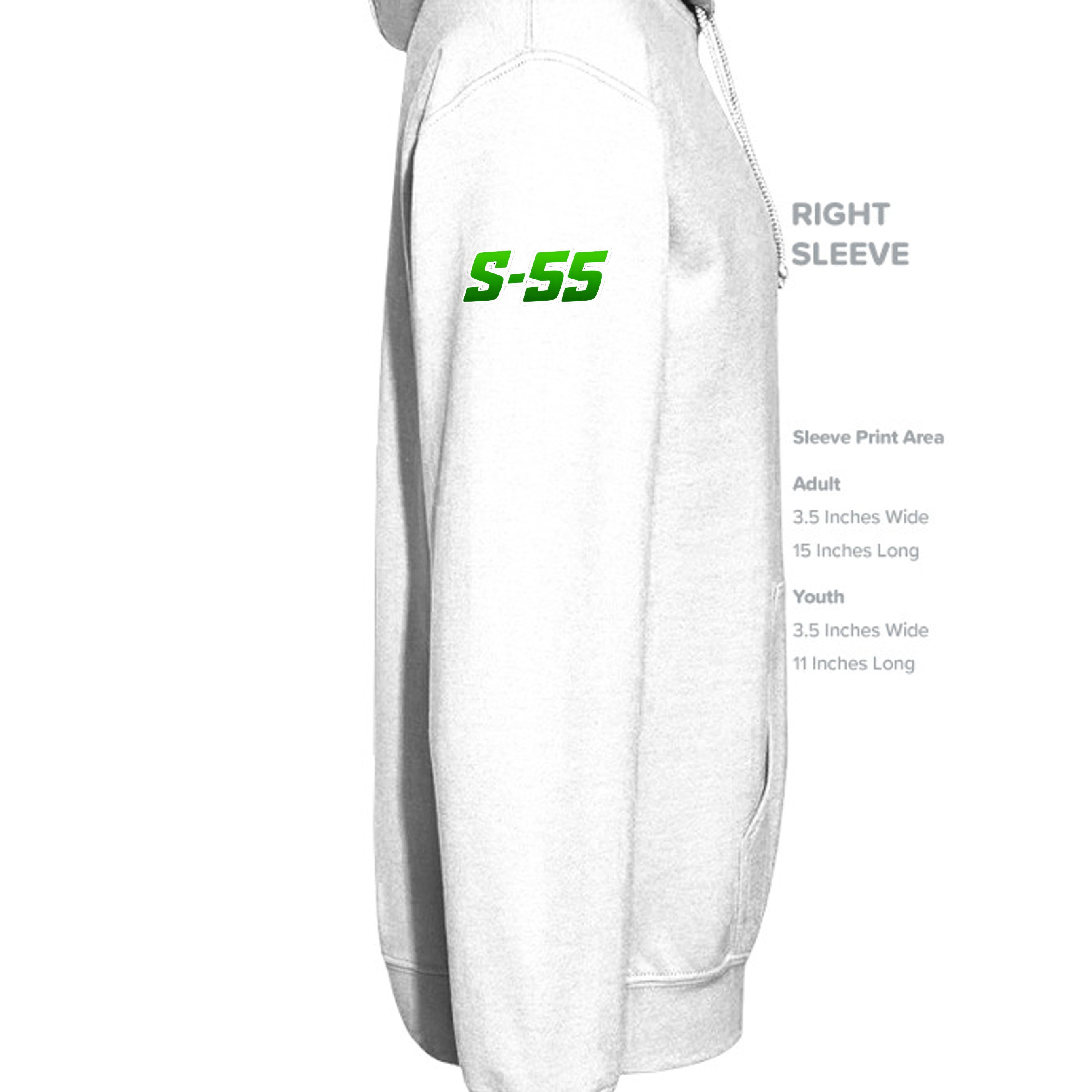 WHITE - G185 - SLEEVE_RIGHT