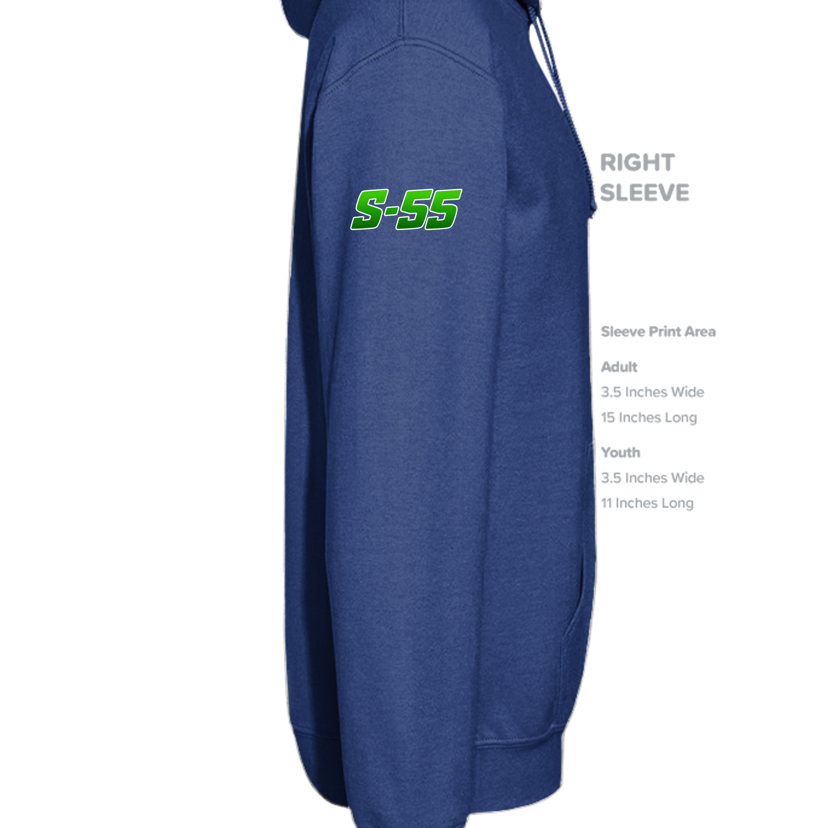 Fan Deep Royal - G185 - SLEEVE_RIGHT