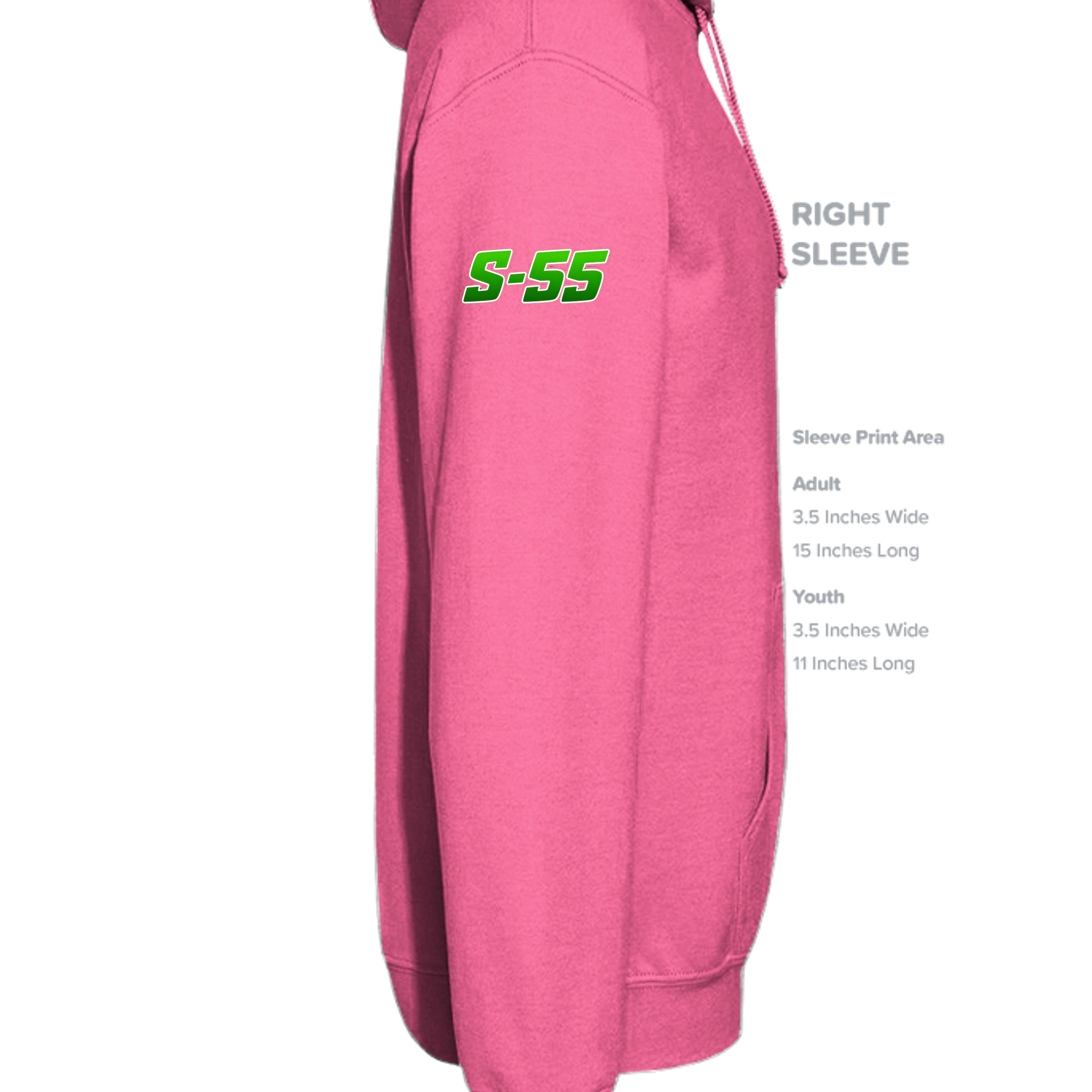 SAFETY PINK - G185 - SLEEVE_RIGHT