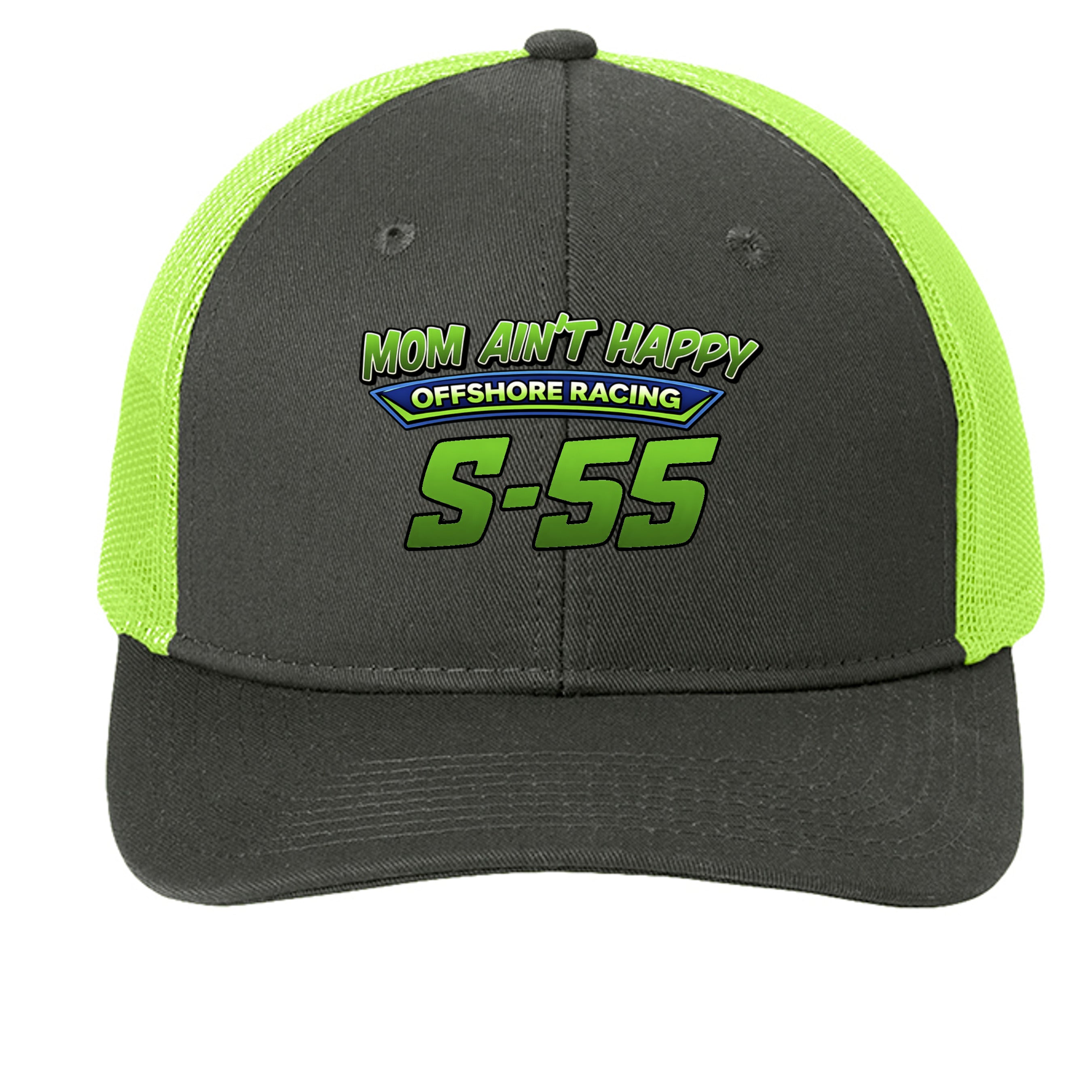 Grey Steel/ Neon Yellow - C402 - FRONT