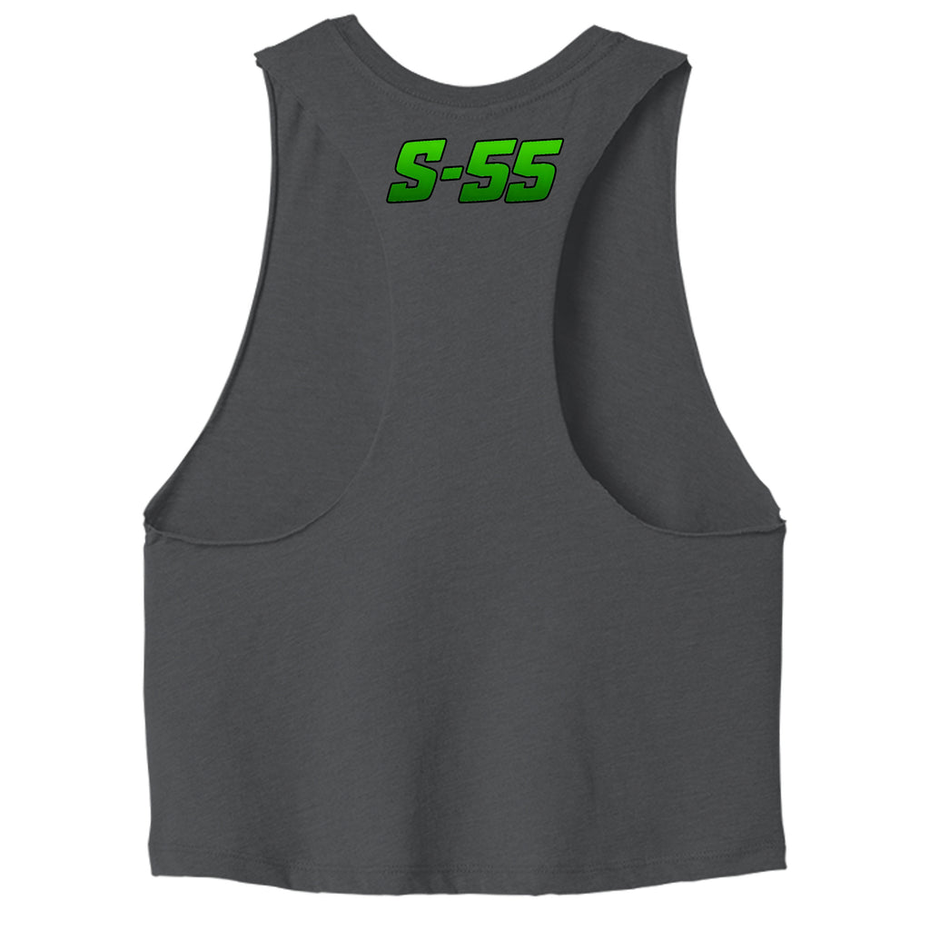 DARK GRY HEATHER - 6682 - BACK