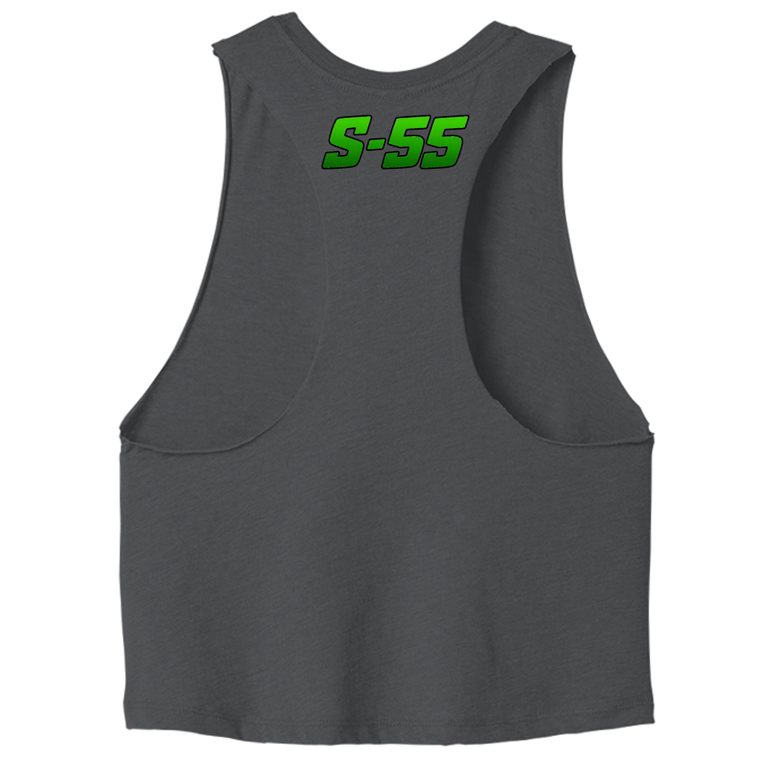 DARK GRY HEATHER - 6682 - BACK