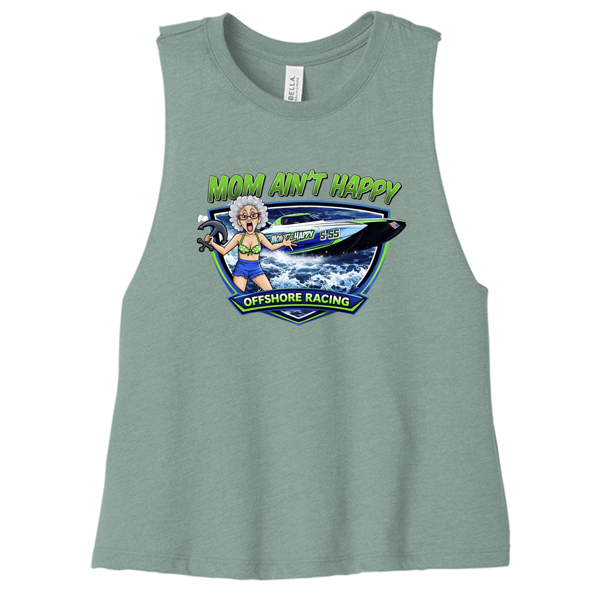 Heather Dusty Blue - 6682 - FRONT