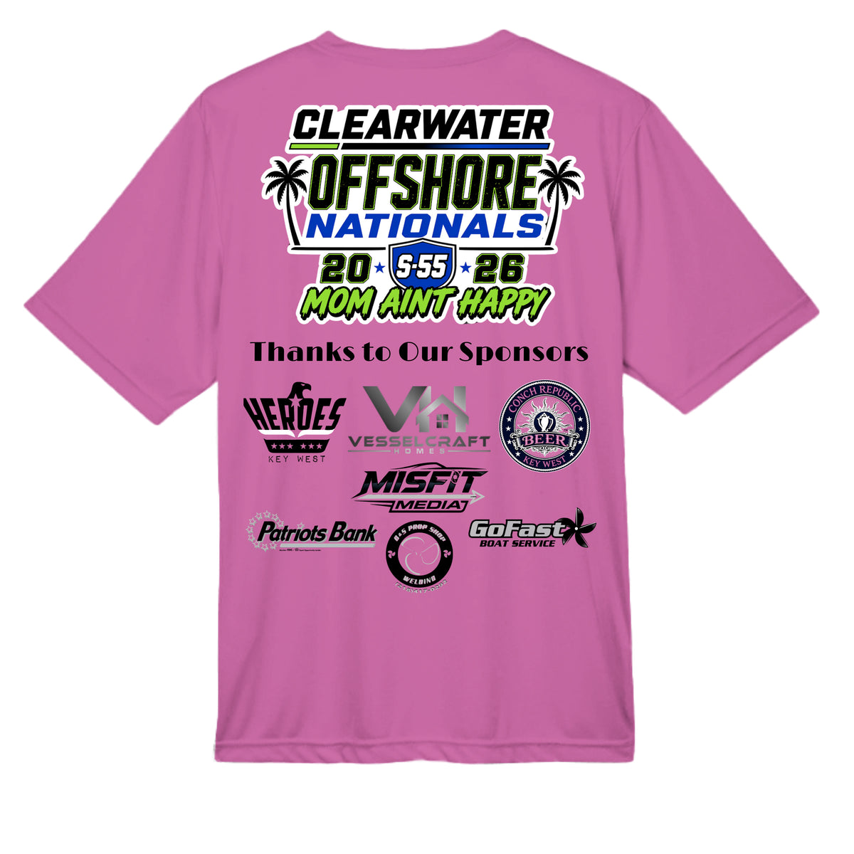 Sport Charity Pink - TT11 - BACK