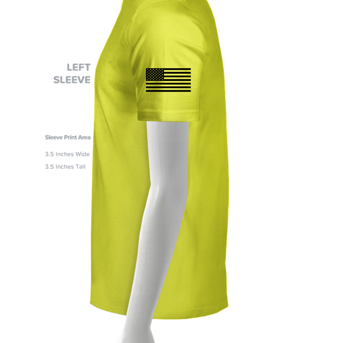SAFETY YELLOW - TT11 - SLEEVE_LEFT