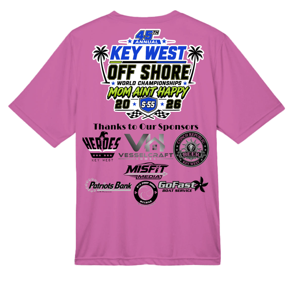 Sport Charity Pink - TT11 - BACK