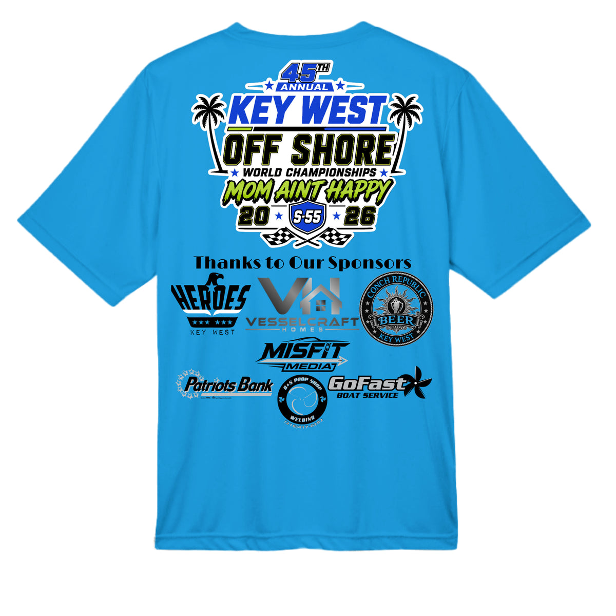 ELECTRIC BLUE - TT11 - BACK