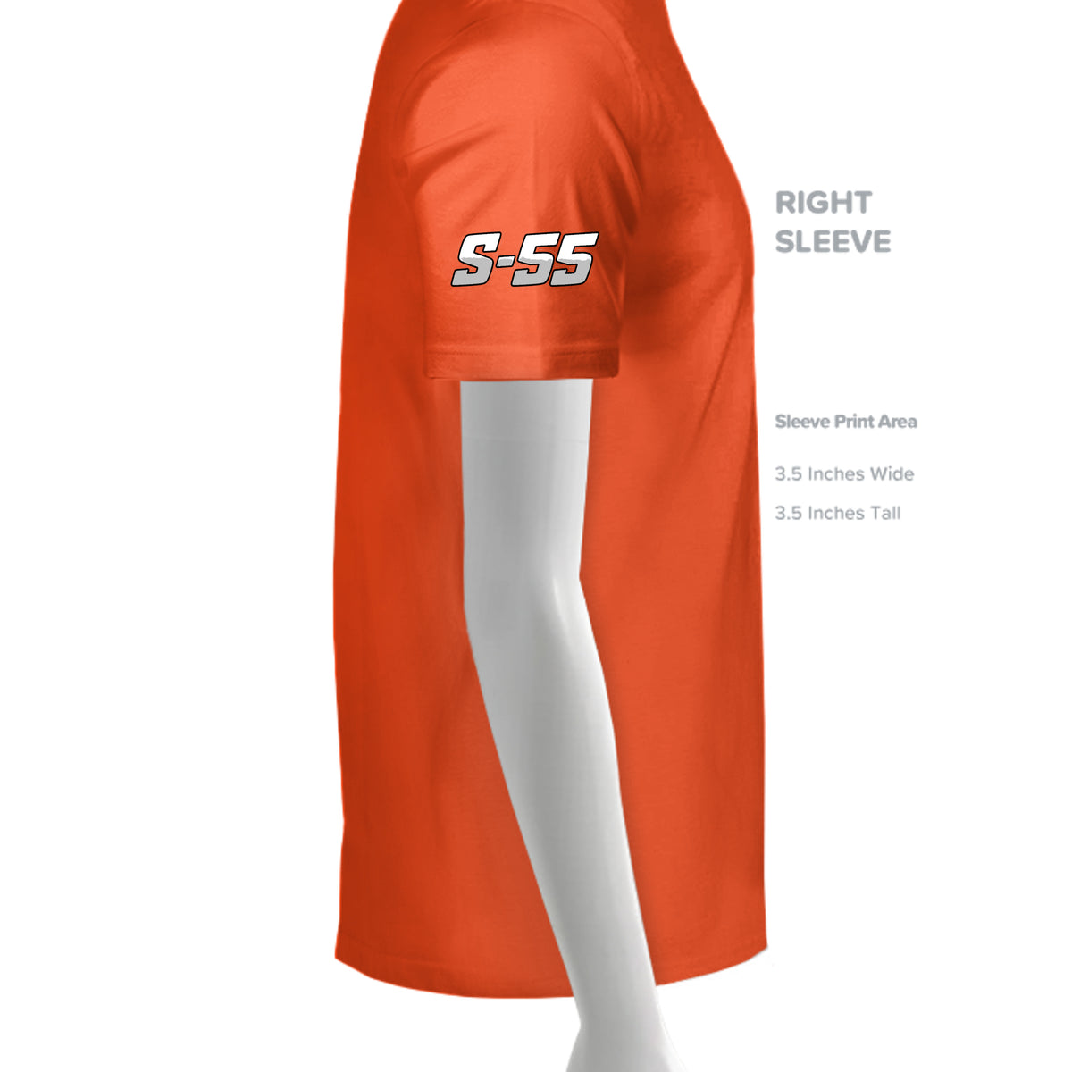 SPORT ORANGE - TT11 - SLEEVE_RIGHT